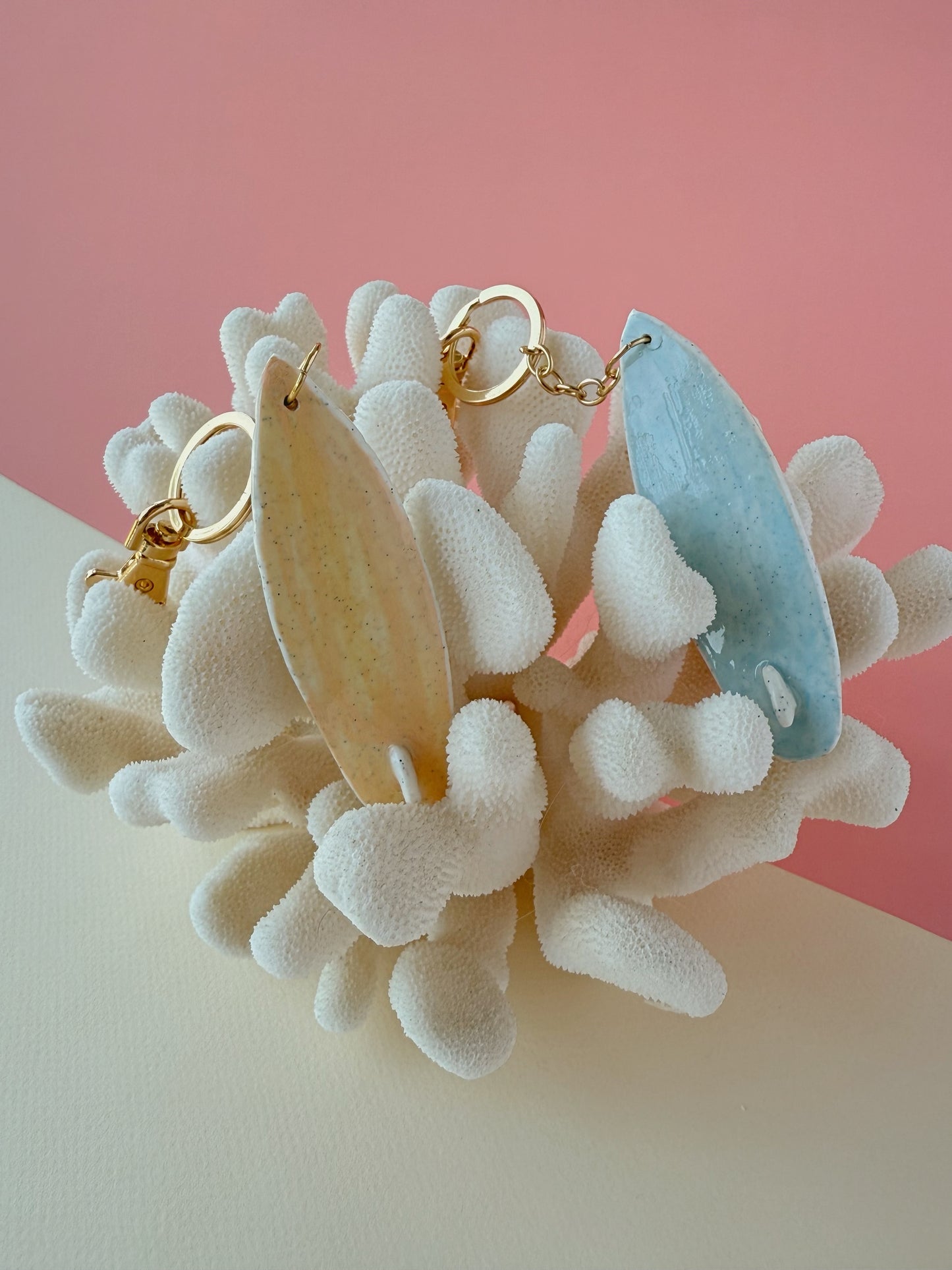 Surfboard Keychain