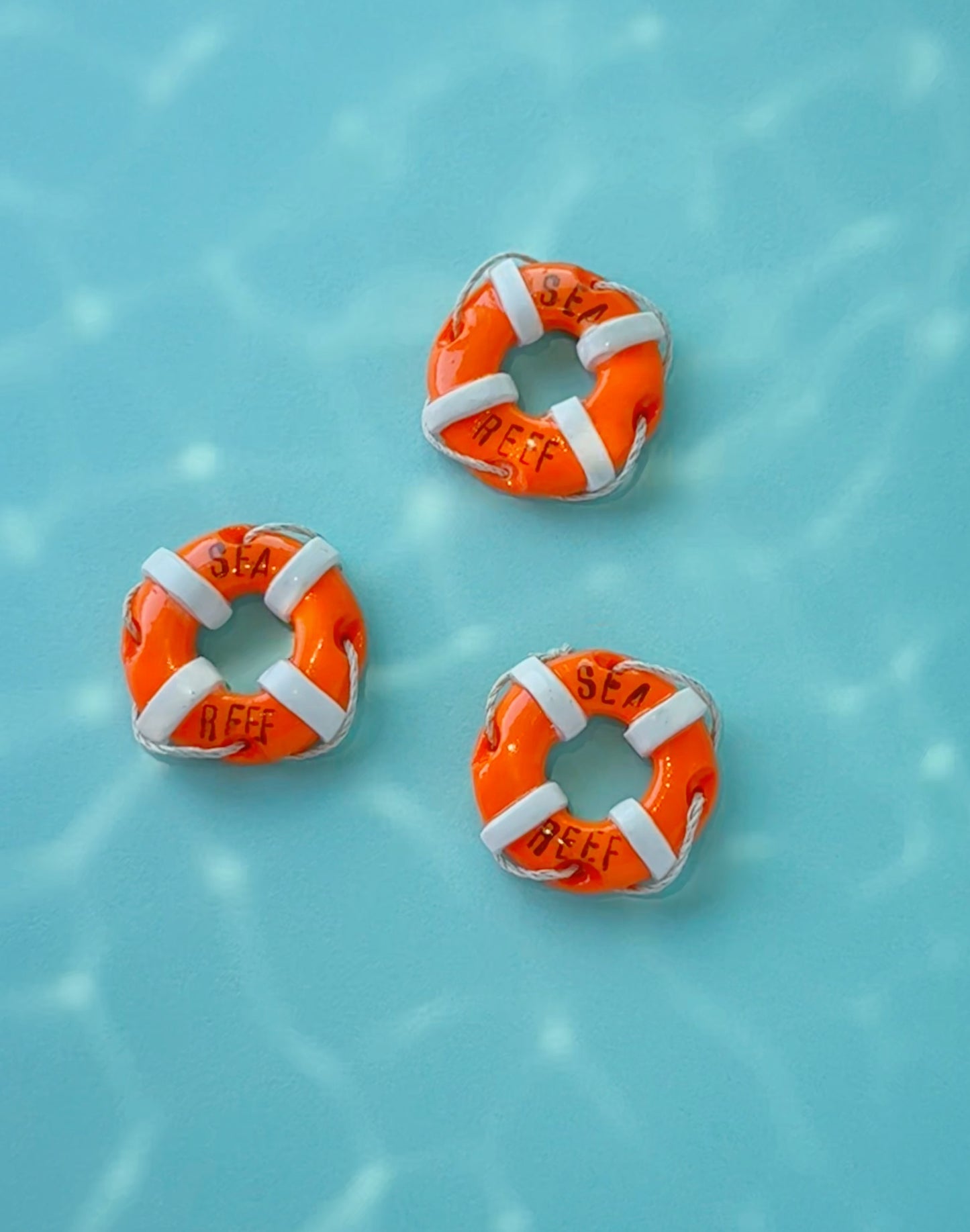 Life Ring Magnets - Orange