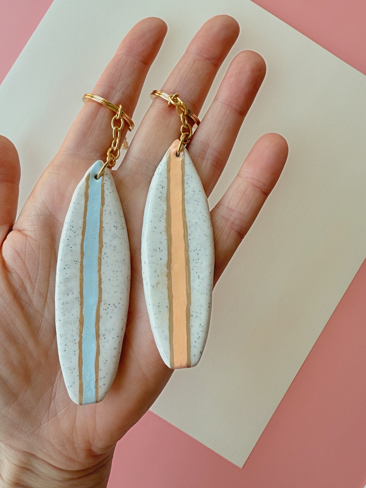 Surfboard Keychain