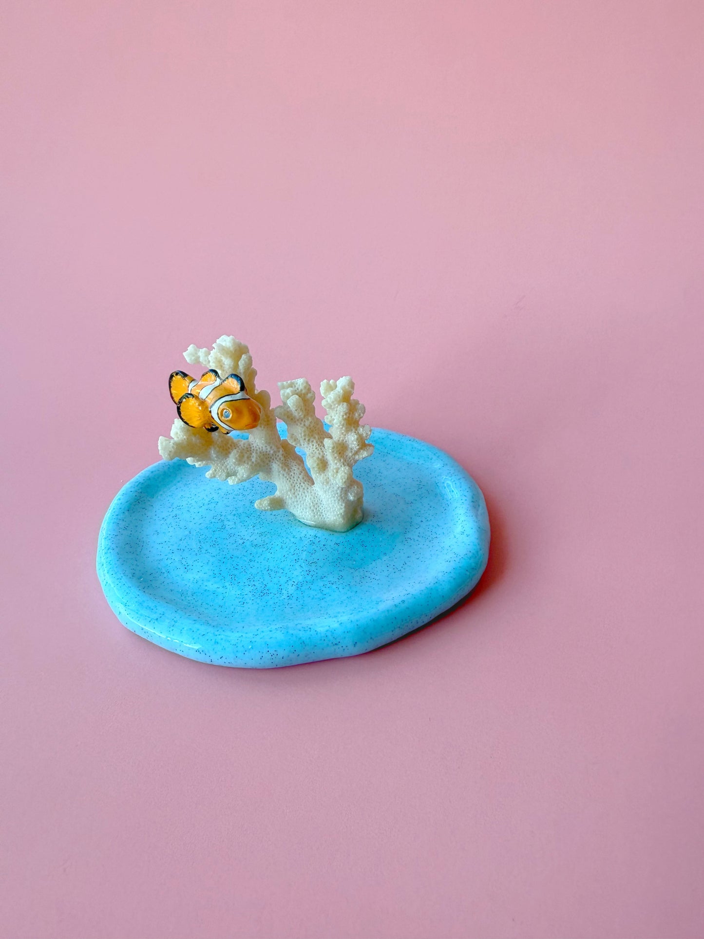 Clownfish Coral Ring Holder