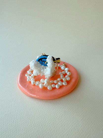 Blue Tang Coral Ring Holder