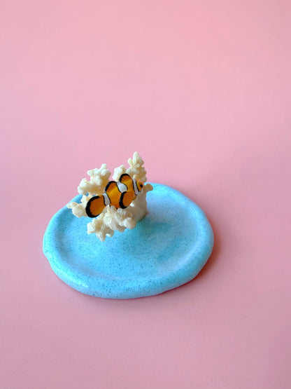 Clownfish Coral Ring Holder