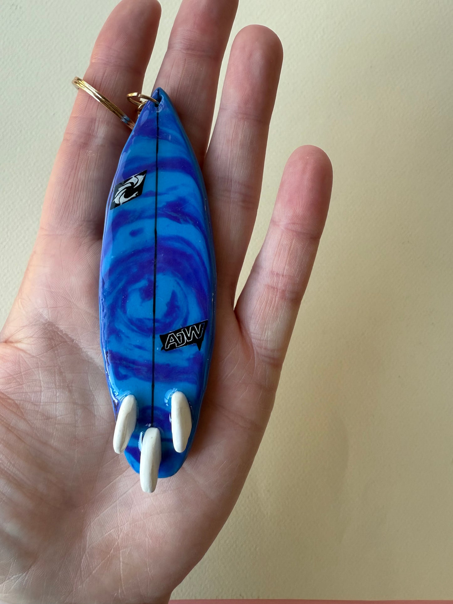 Custom Surfboard Keychain